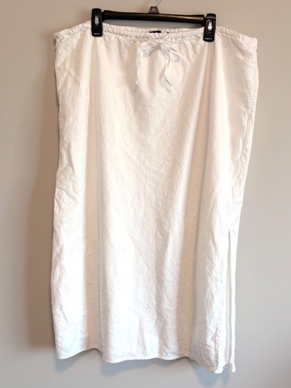 GAP Linen-Blend Midi Skirt XXL | New off white